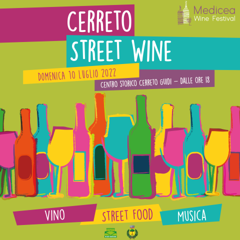Cerreto Street wine visit tuscany